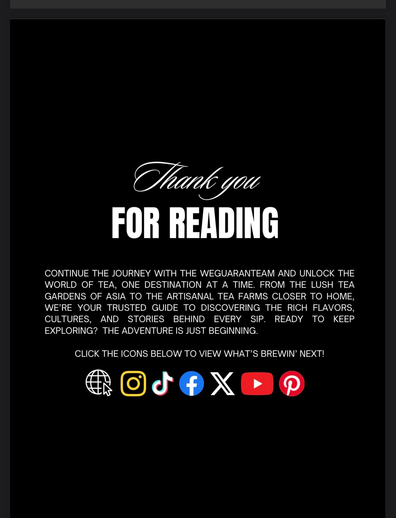 TEA Tour: Brews From Different Views (Digital E-Book)